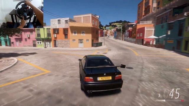 BMW M3 - E36 (1997)  Forza Horizon 5 ( Steering Wheel + Shifter) Gameplay