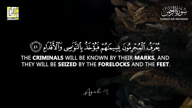 SURAH RAHMAN  سورة الرحمن _ RELAXING QURAN RECITATION _ SOFT VOICE _ Zikrullah TV