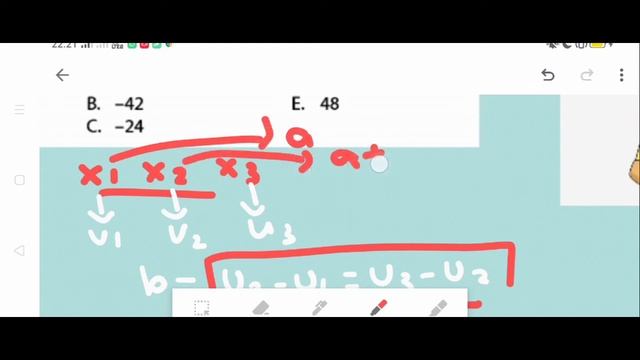 Akar-akar persamaan x³ - 12x² + 44x + k = 0 membentuk barisan aritmetika maka k = ...