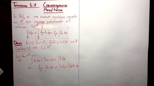 16 - Teorema de convergencia monótona