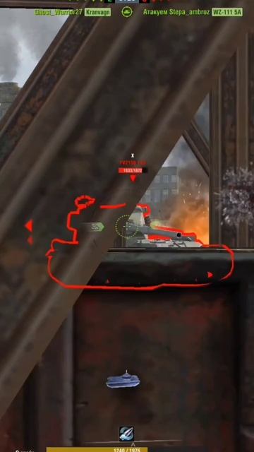 Зря я туда полез #shorts #blitz #wotblitz
