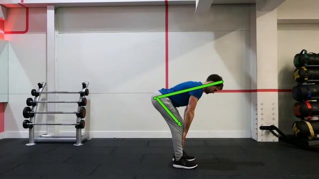 Learning how to hip hinge correctly