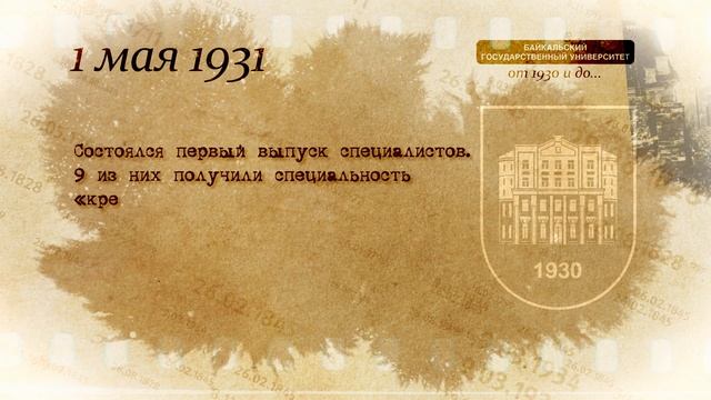 История БГУ (1931 год)