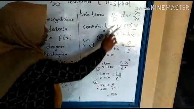 INTEGRAL BENTUK TAK TENTU 0/0 & ~/~ DENGAN TEOREMA L'HOSPITAL