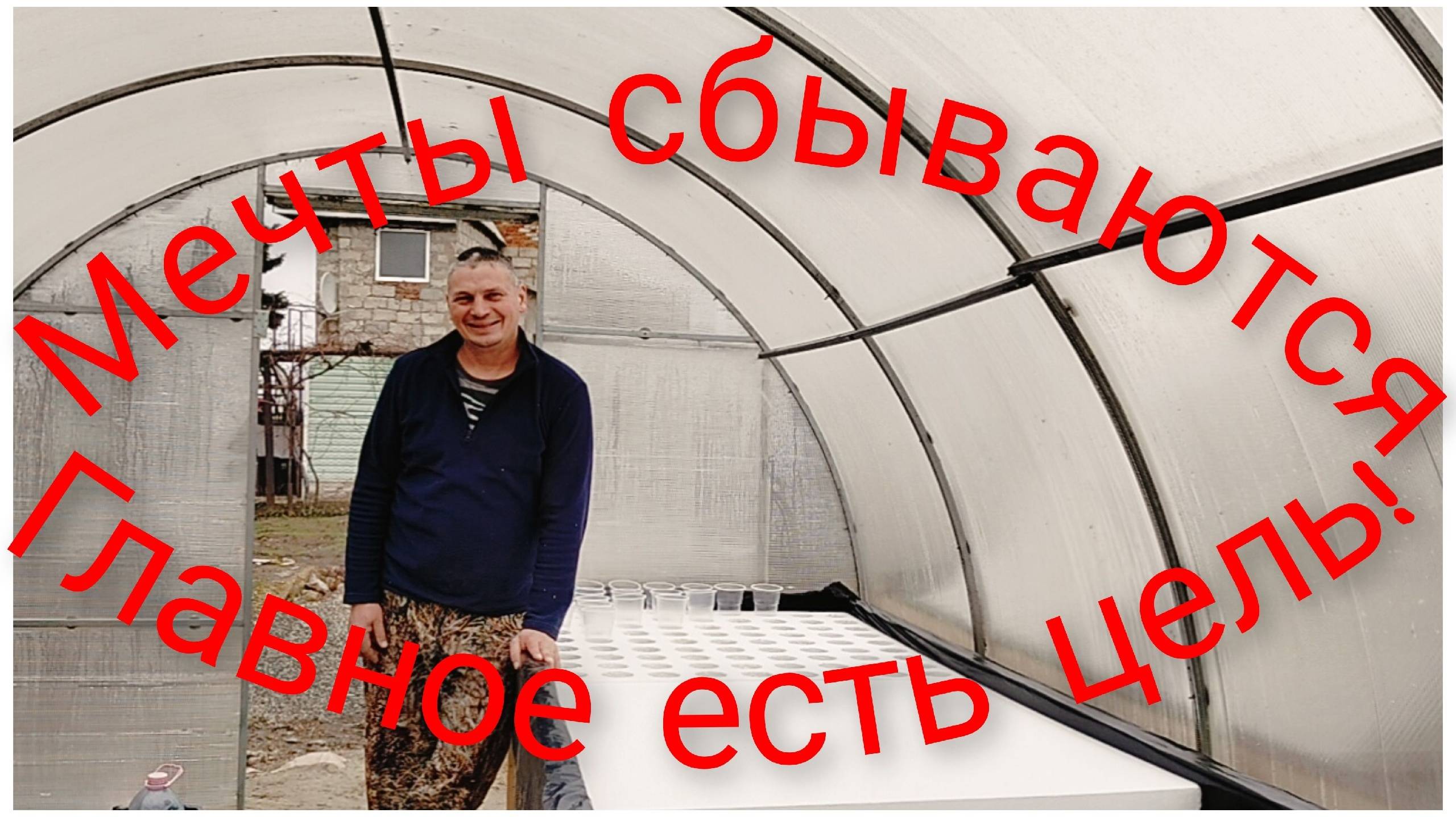 Кто ходит в гости по утрам.Гармония в семье.А в теплице...
