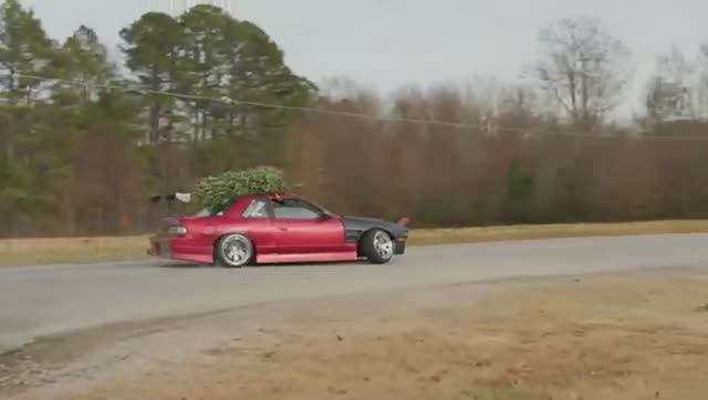 Nissan 240SX Веселый Дрифтмас | Дрифт 240SX