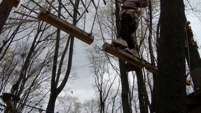 Веревочный парк, третий уровень