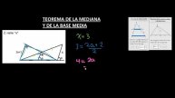 Teorema de la base media y mediana