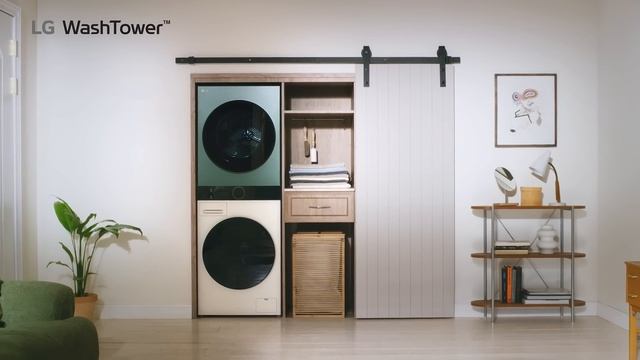 LG WashTower™ : Integrated, Intelligent Laundry Solution