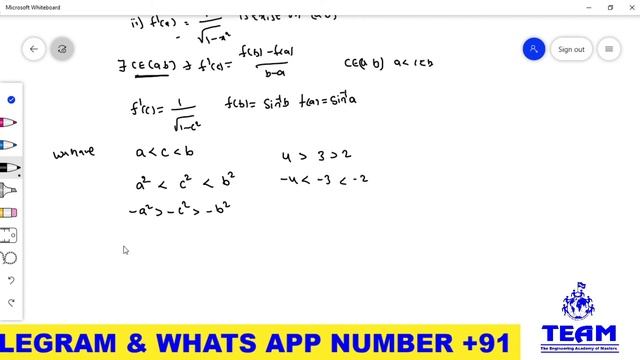 Lagrange's Mean value Theorem application /Problem on LMVT