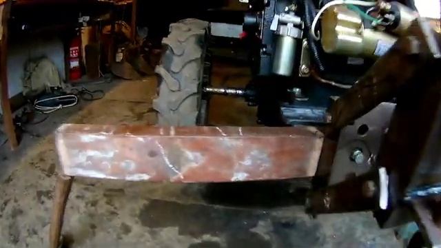 Одна точечная навеска на тяжёлый мотоблок.