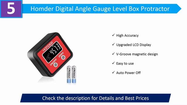 Best Digital Angle Finders 2020 - Top 8 Digital Angle Finders