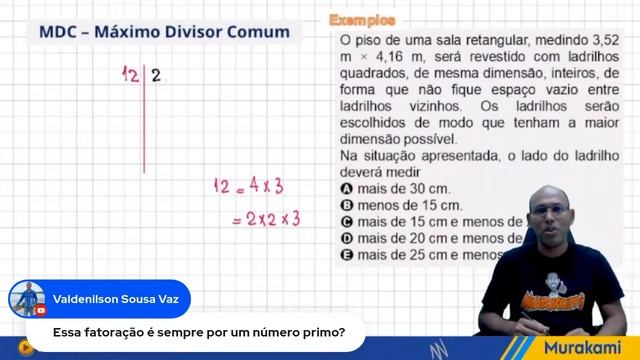 😱 Curso de MATEMÁTICA ENEM 700 ✒️ Aula 10 - ARITMÉTICA