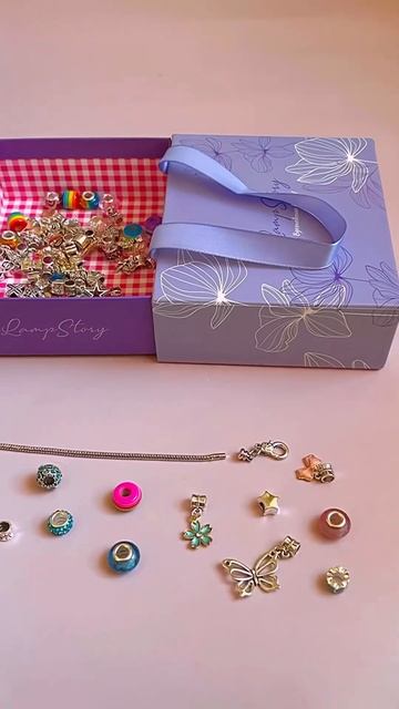 Набор для создания украшений с шармами в подарочной упаковкеWildberries(арт 139241487) #красиво