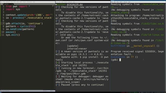 30. Project #4 - Buffer Overflow