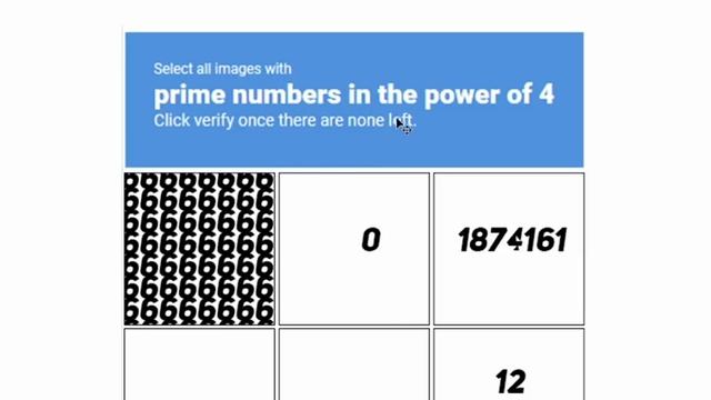 Когда просят пройти recaptcha