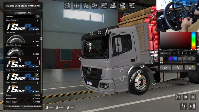 FIZ UM ATEGO 3030 TOCO QUALIFICADO - CARREGAMENTO DE CEBOLA E TOMATE - ETS2 1.49 MODS BRASILEIROS