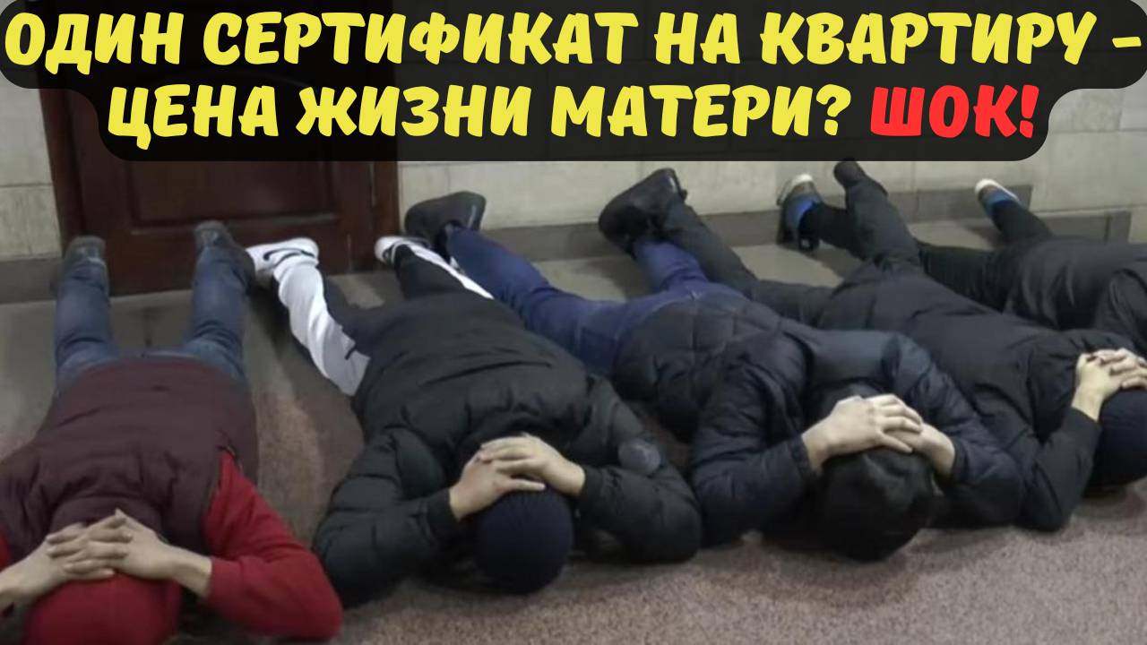 ОДИН СЕРТИФИКАТ НА КВАРТИРУ - ЦЕНА ЖИЗНИ МАТЕРИ? ШОК!