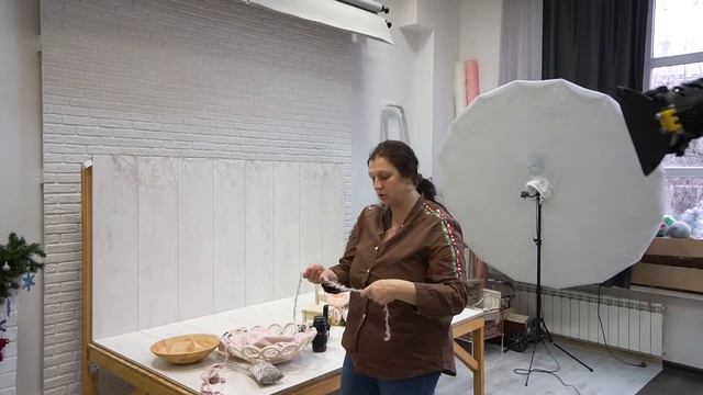 съемка NEWBORN в фото студии 1080p