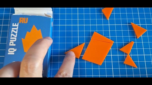 IQ puzzle Собрать Пламя из 8 деталей