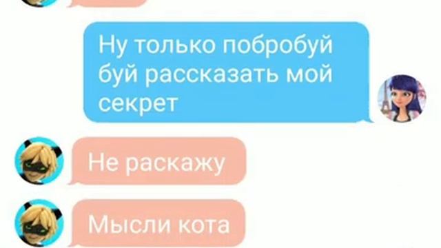 1 ЧАСТЬ Переписки  Леди Баг и Супер Кота