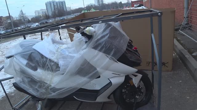 43. Zontes 350 E  из коробки. 24 января 2025.
