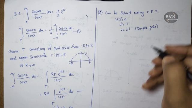 Real Integrals Type 3 - Complex Variable-Residue Integration| MAT201 |Module 5|S3 2019| KTU| Part 1