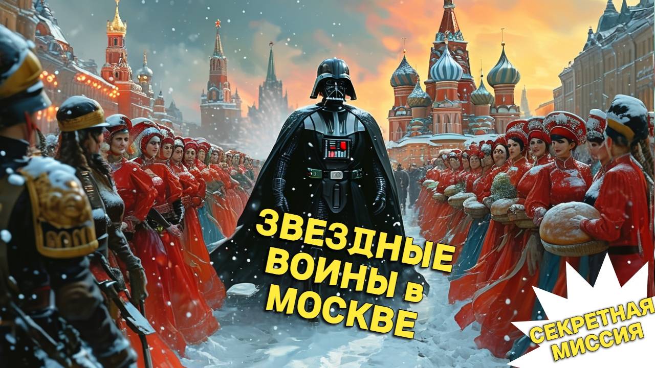 ДАРТ ВЕЙДЕР встречает Новый год в МОСКВЕ I ЗВЕЗДНЫЕ ВОЙНЫ на Красной площади!