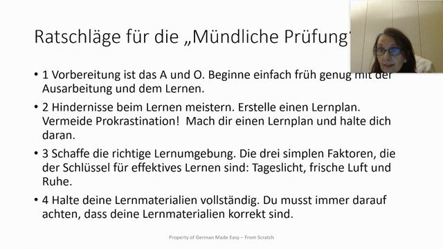 A1 Lesson 33 - Die Mündliche Prüfung | The German Oral Exam - Learn German for Beginners