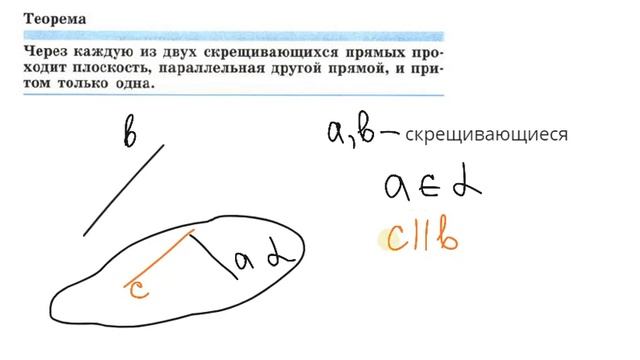 3 скрещивающиеся прямые