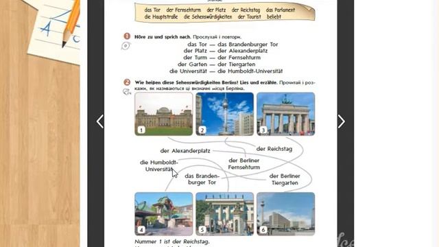 Німецька мова 5 клас Hauptstadt Deutschlands