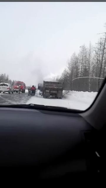 ПОЖАР ЛПК [21.02.2018] Усть-Илимск