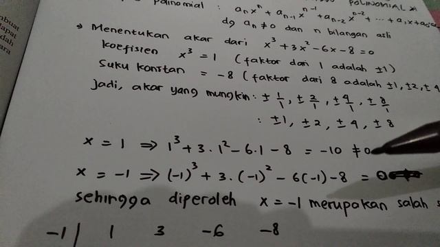 persamaan polinomial