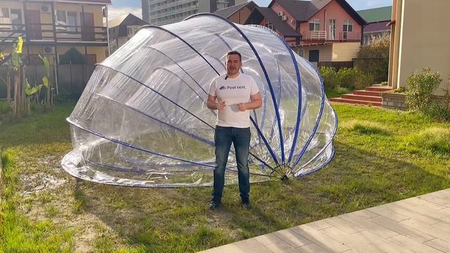 Размеры тентов Pool tent