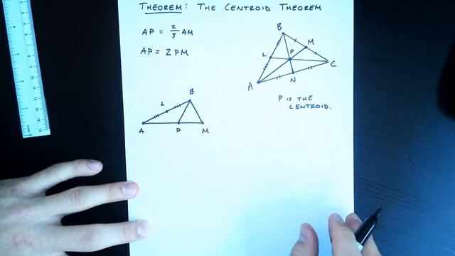 Proving the Centroid Theorem - Geometry