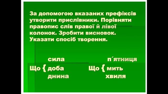 КЗ "Бірківська ЗОШ І-ІІІ ст." онлайн урок Українська мова 7 клас