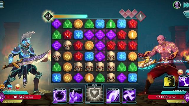 Puzzle Quest 3 - Dok vs Sangin AEsir