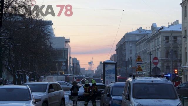 Последствия пожара в Консерватории в Петербурге