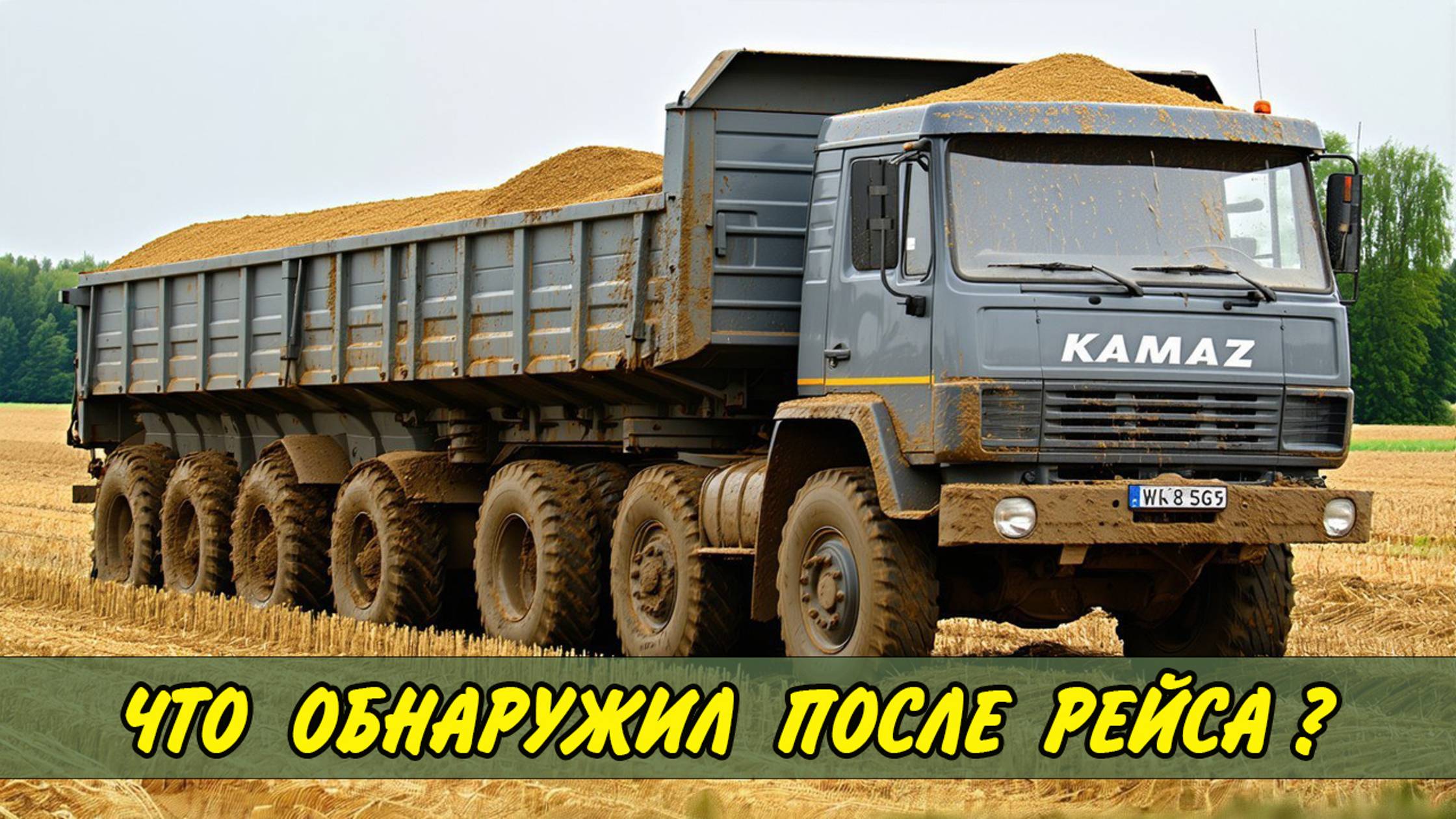 Приехал с рейса, решил проверить  Камаза - а там...