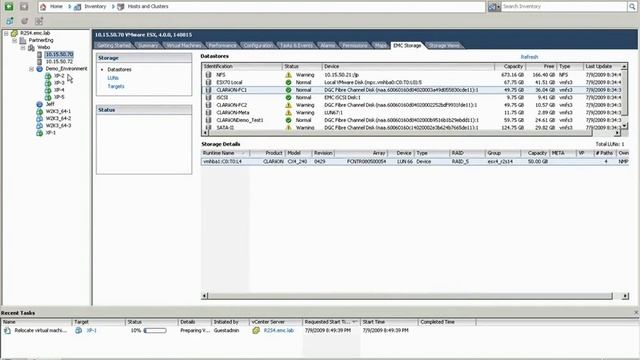 VMworld 2009: VM-Aware Storage