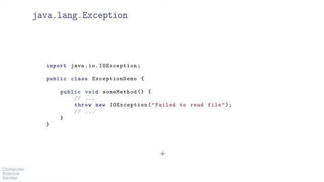 Базовый курс Java - #61 урок. Типы исключений