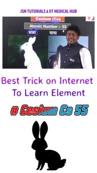 Easy Trick to learn Elements | By Manoj sir #periodictable #chemistry #elements #cesium