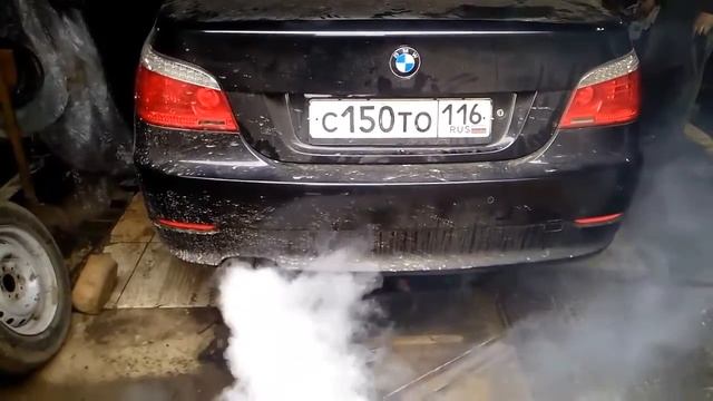 BMW 525 X-Drive Машина растамана)))