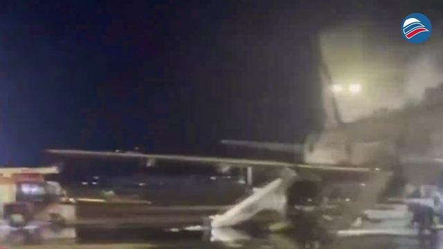 Второй инцидент в Южной Корее: самолет с пассажирами загорелся на ВПП в Корее