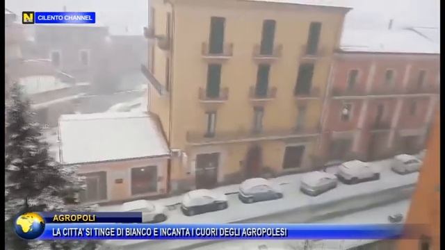 AGROPOLI, LA CITTA' SI TINGE DI BIANCO E INCANTA I CUORI DEGLI AGROPOLESI