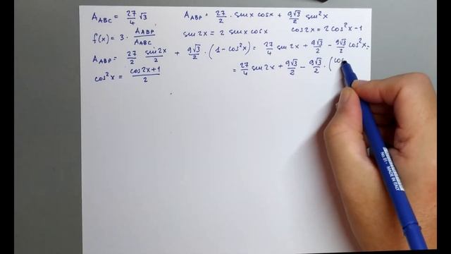 Trigonometria - 32E12 - Cap.15 n.365 - Triangoli qualsiasi e parametri - Matematica.blu.2.0