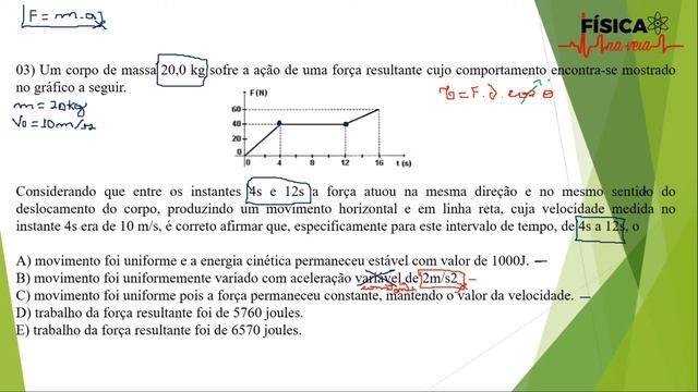 TOP 5 COLÉGIO NAVAL (Trabalho e Energia)