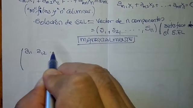 SISTEMA LINEAL DE ECUACIONES - TEOREMA DE ROUCHE-FROBENIUS