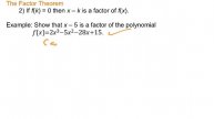 The Factor Theorem