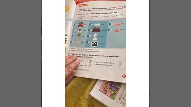 3 сынып Ағылшын тілі.1,2 жаттығулар 49 бет.